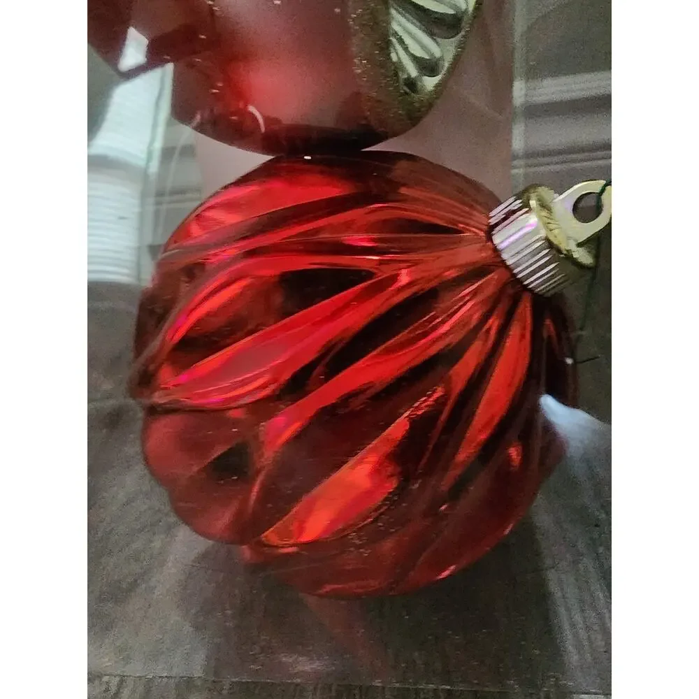 CG Hunter Outdoor Christmas Red Ornaments 6 Pack 5.9